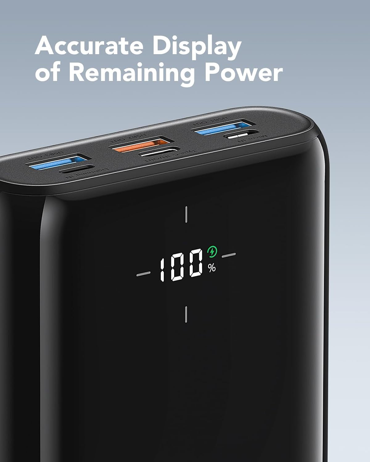 Batterie Externe 30000 Mah 22,5W Power Bank Charge Rapide USB C