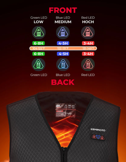 Electric Warming Vest Heated Jacket Men Women Winter Warm USB Electric Thermal Jacket for Outdoor Motorcycle Riding Cycling Gear